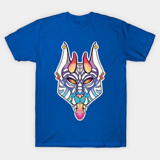 Rainbow Acid Tiger :: Canines and Felines T-Shirt by Platinumfrog